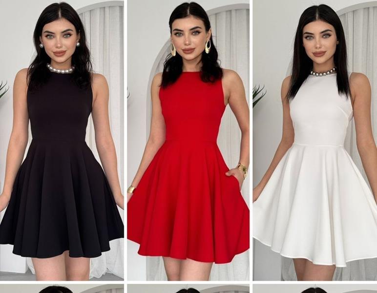 Платье Dream (44-48) DM21 red (лето)