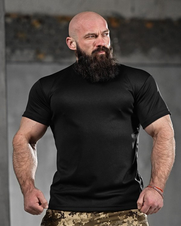 Футболка Max-T (46-58) M7 black (лето)