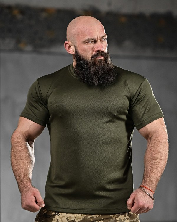 Футболка Max-T (46-58) M8 khaki (лето)