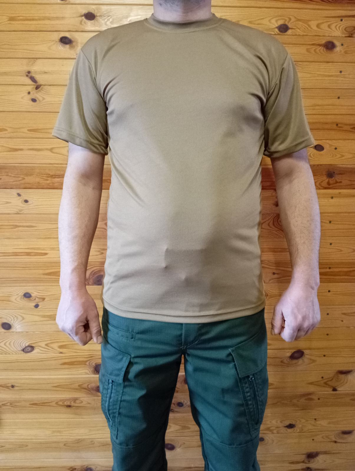 Футболка Max-T (46-58) M10 beige (лето)