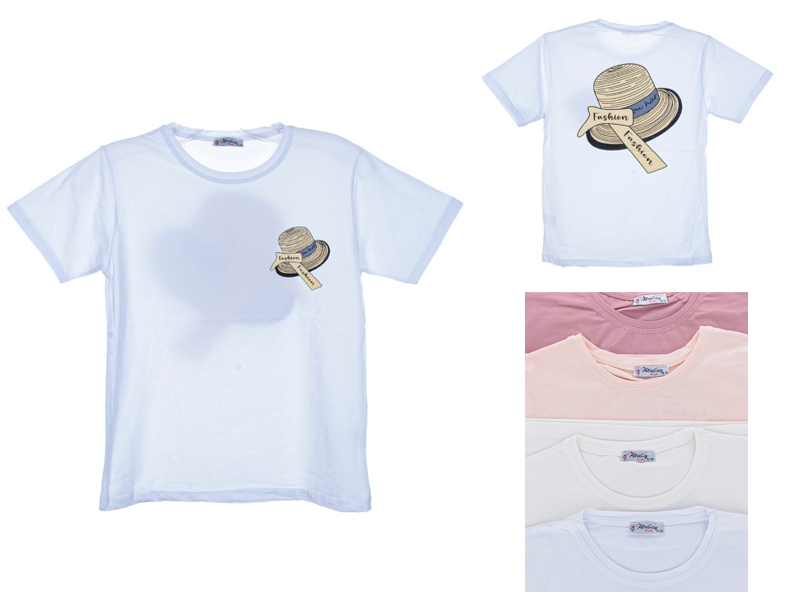 Футболка OL (8-12) WNG10789-2 mix (лето)