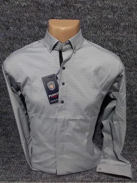 Рубашка Mary Poppins (3XL-5XL) 4457 grey (деми)