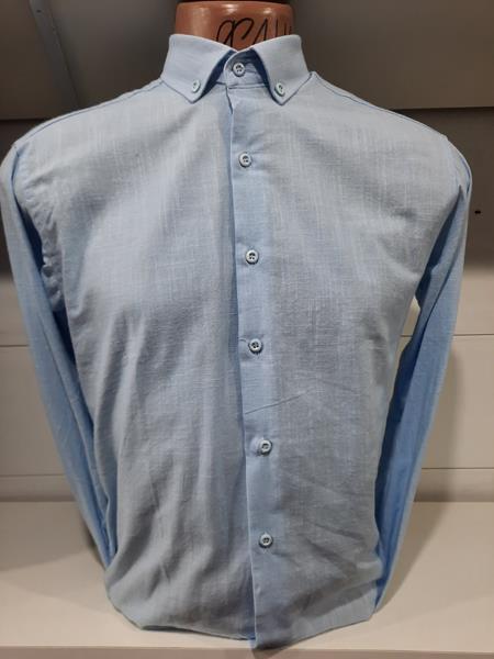 Рубашка Mary Poppins (S-2XL) 4485 l.blue (деми)