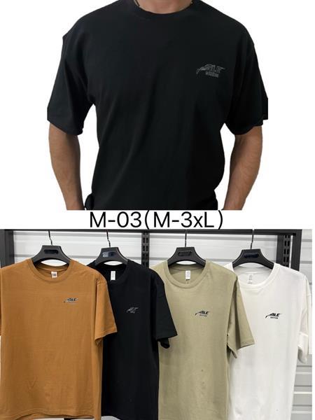 Футболка Annet (M-3XL) RZ-M03 black (лето)