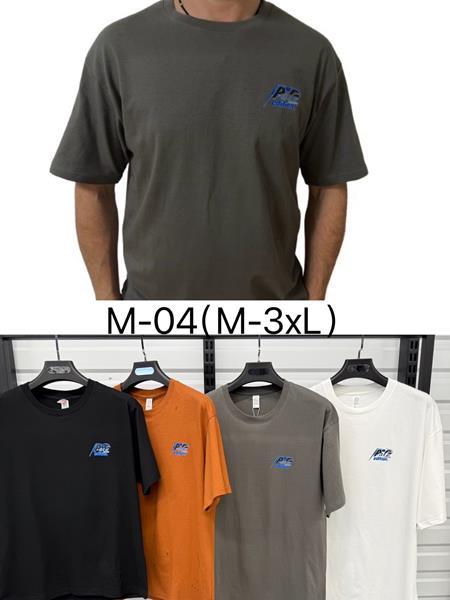 Футболка Annet (M-3XL) RZ-M04 orange (лето)