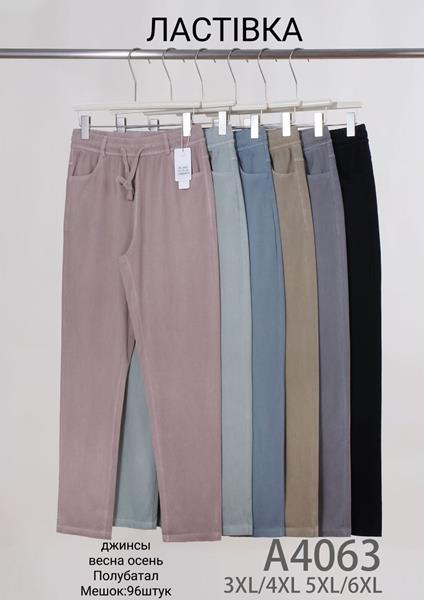 Джинсы Hoan (3XL-6XL) A4063 mix (деми)