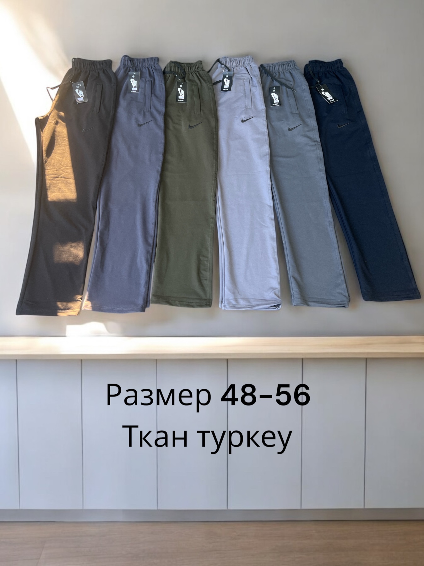 Штаны спорт Phi Hung (48-56) P17 grey (деми)