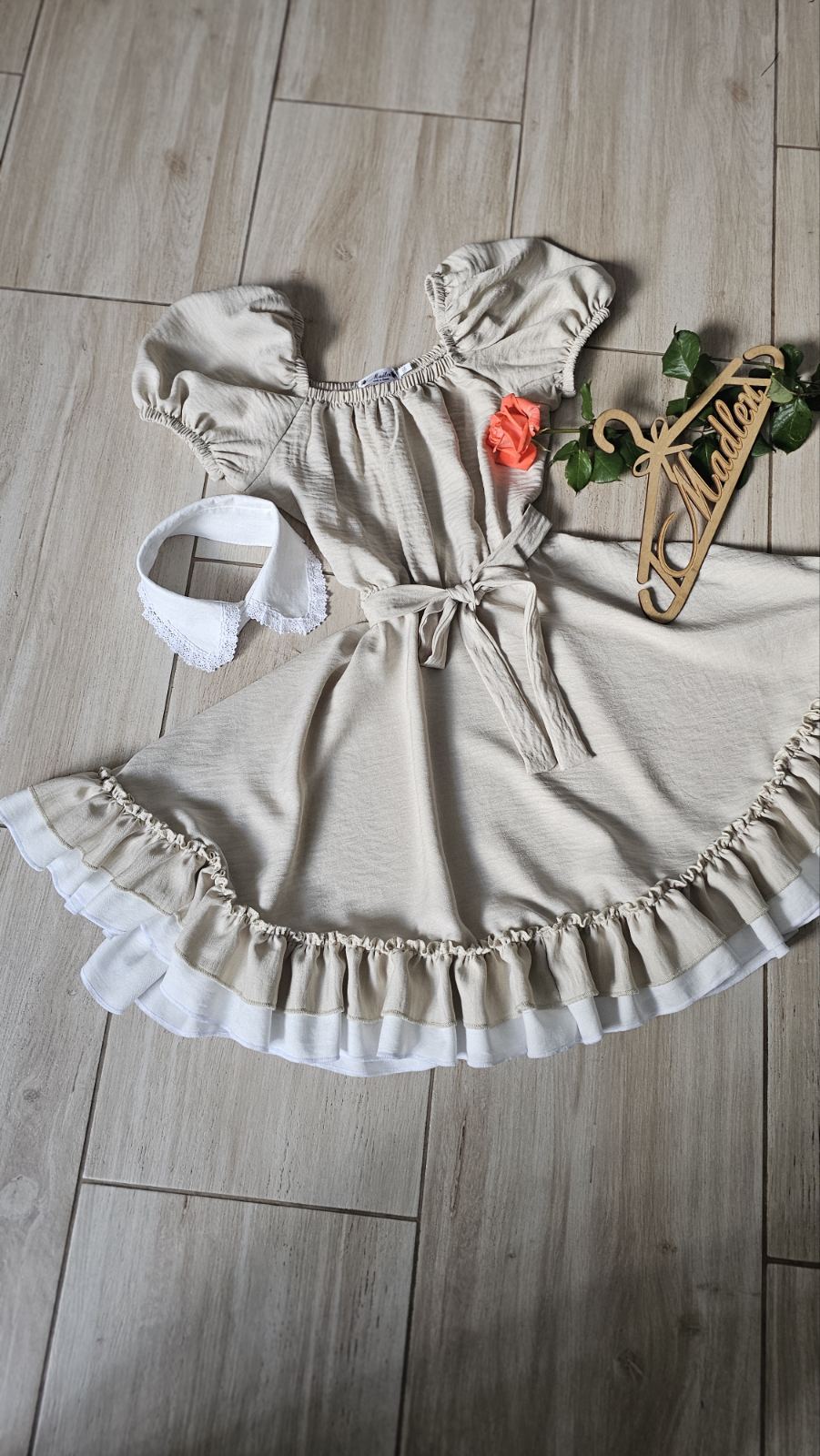 Платье Ariamo (140-164) A8 beige (лето)