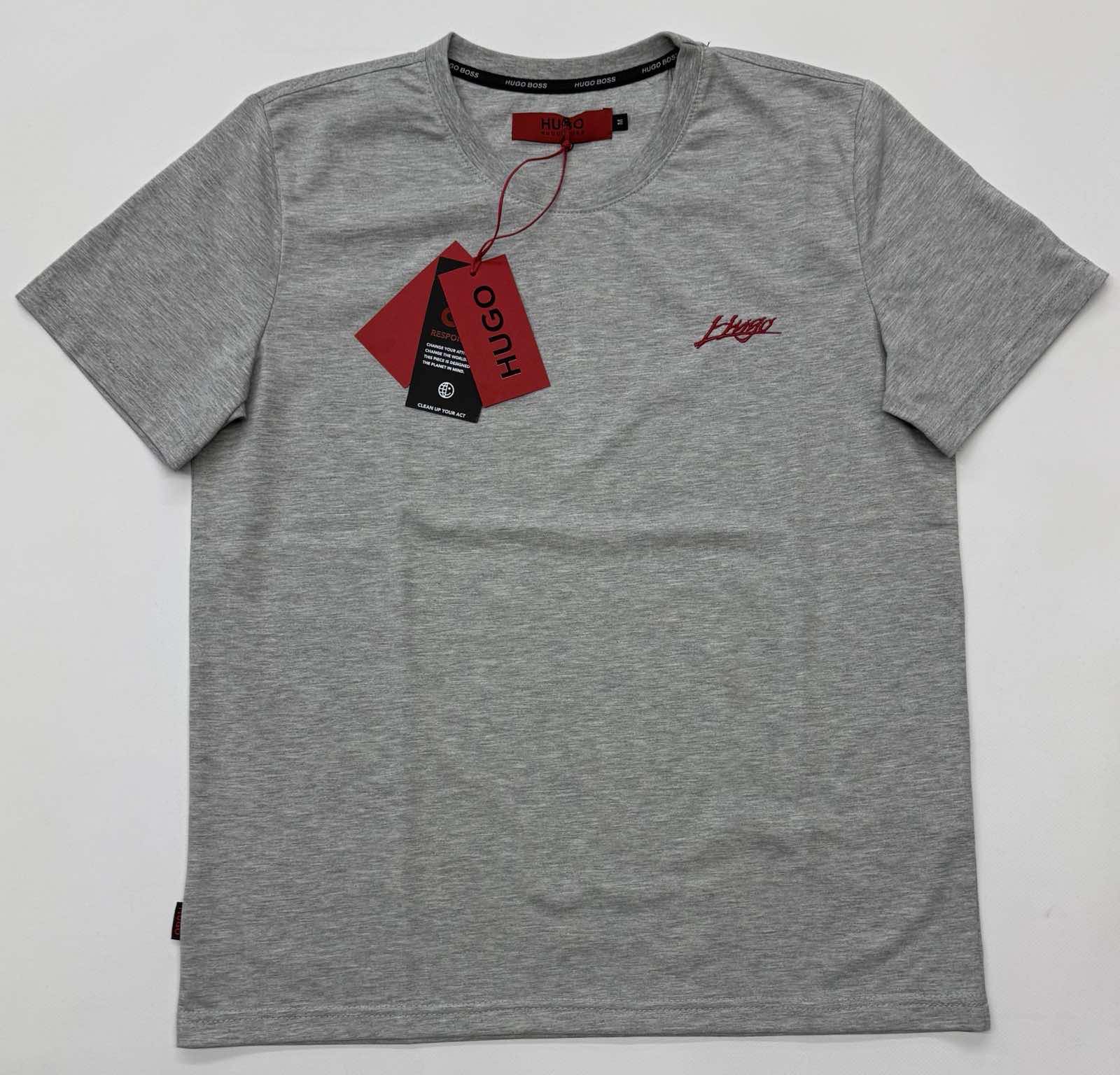 Футболка Trendshop (M-3XL) 0260 grey (лето)