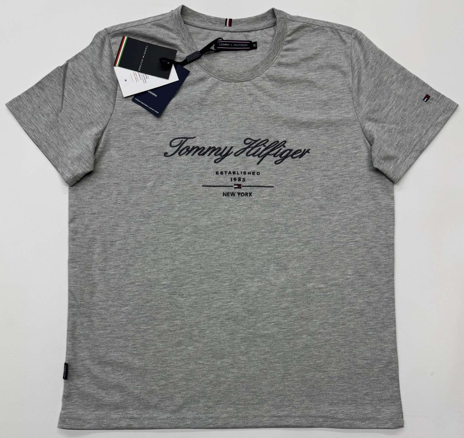 Футболка Trendshop (M-3XL) 0261 grey (лето)