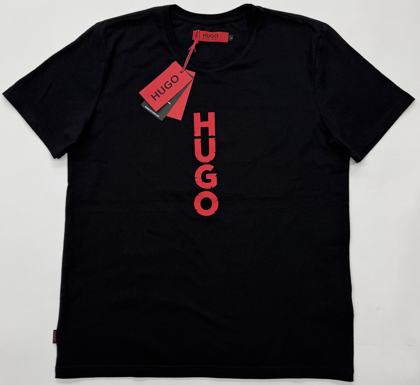 Футболка Trendshop (M-3XL) 0262 black (лето)