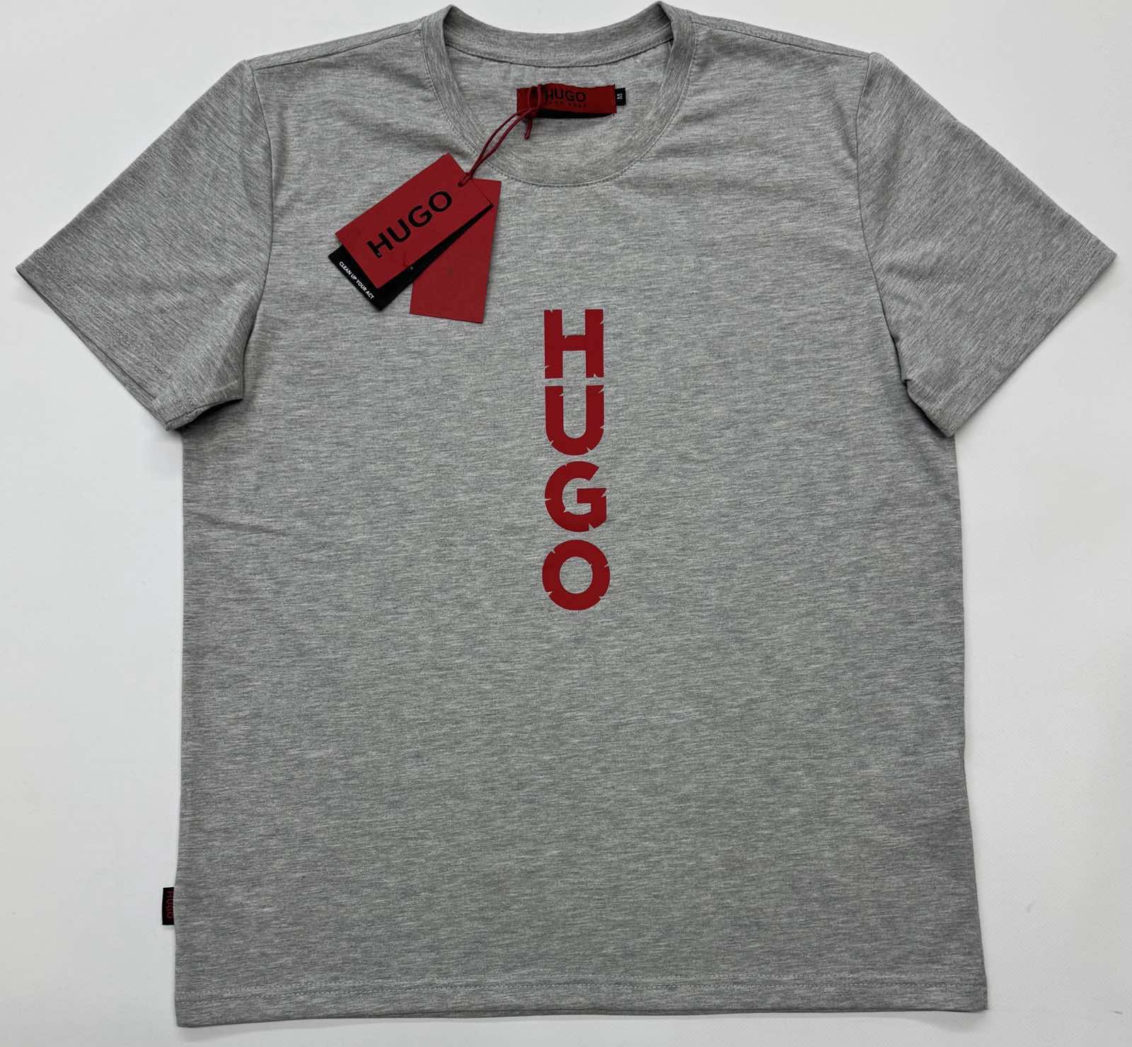 Футболка Trendshop (M-3XL) 0262 grey (лето)