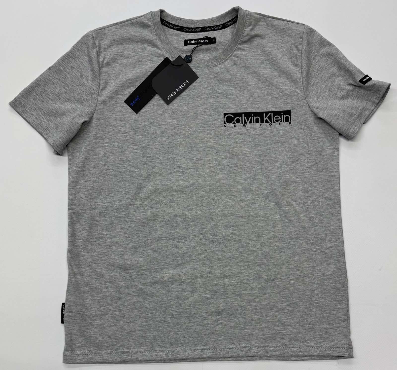 Футболка Trendshop (M-3XL) 0265 grey (лето)