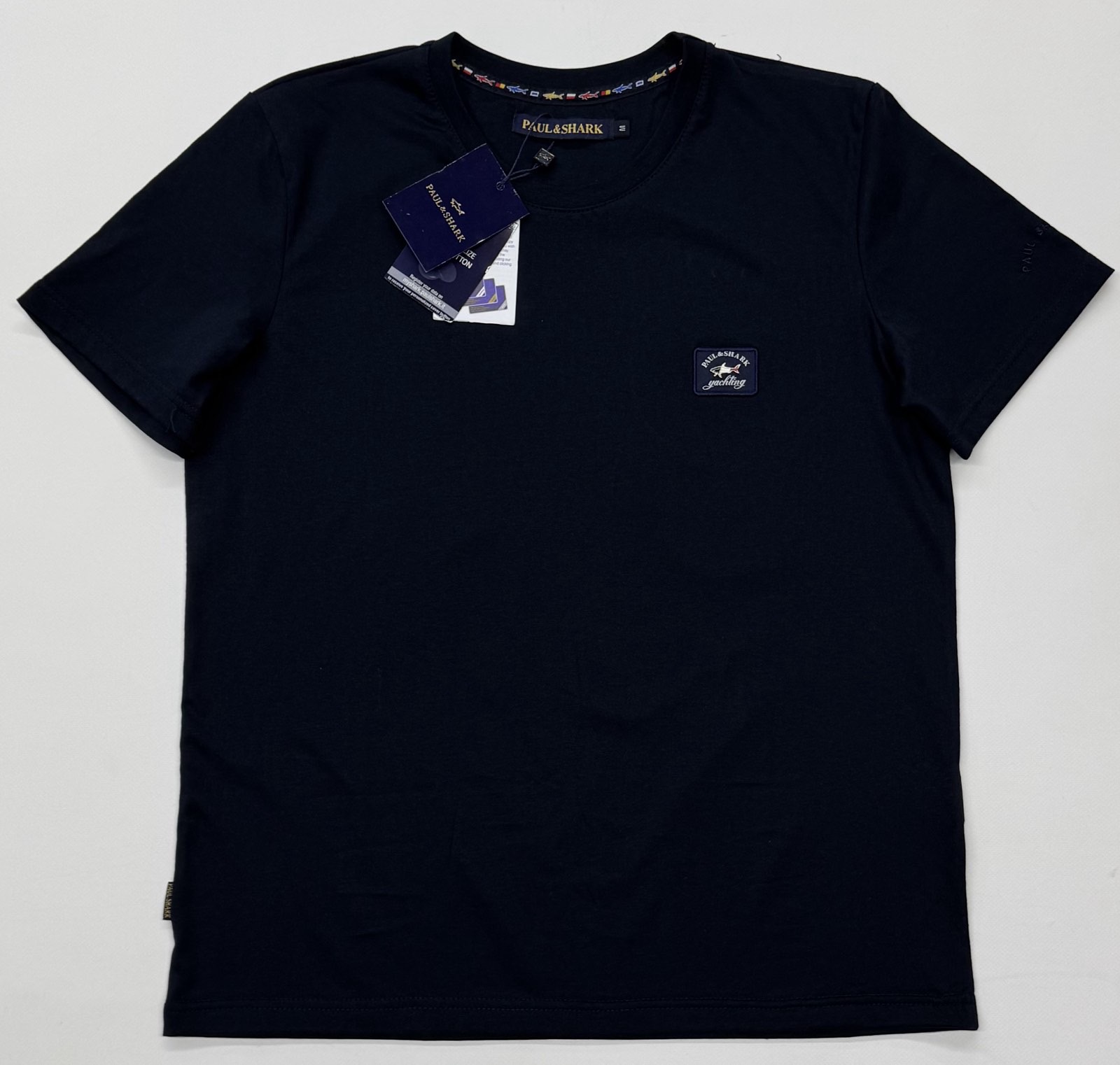 Футболка Trendshop (M-3XL) 0268 navy (лето)