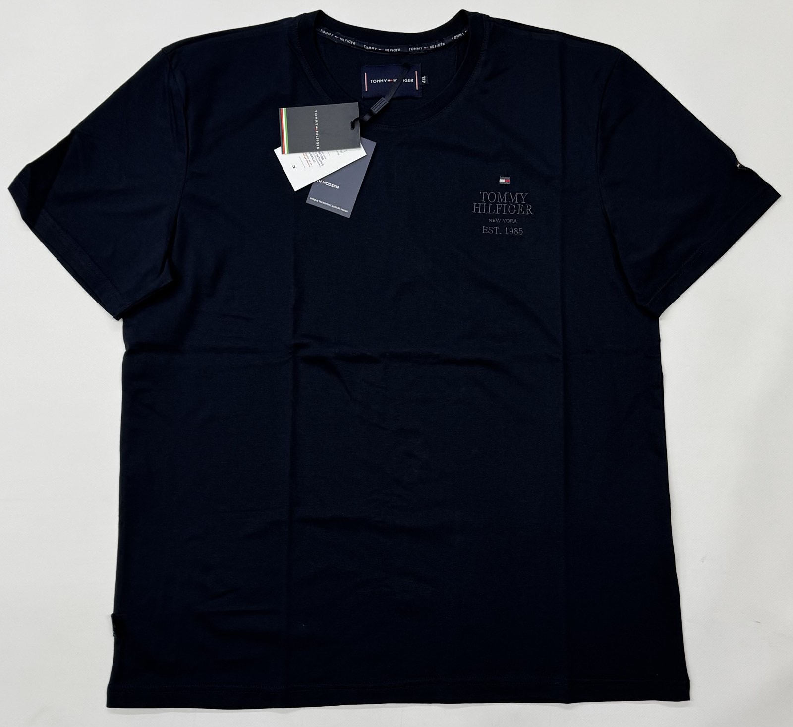Футболка Trendshop (4XL-6XL) 0271 navy (лето)