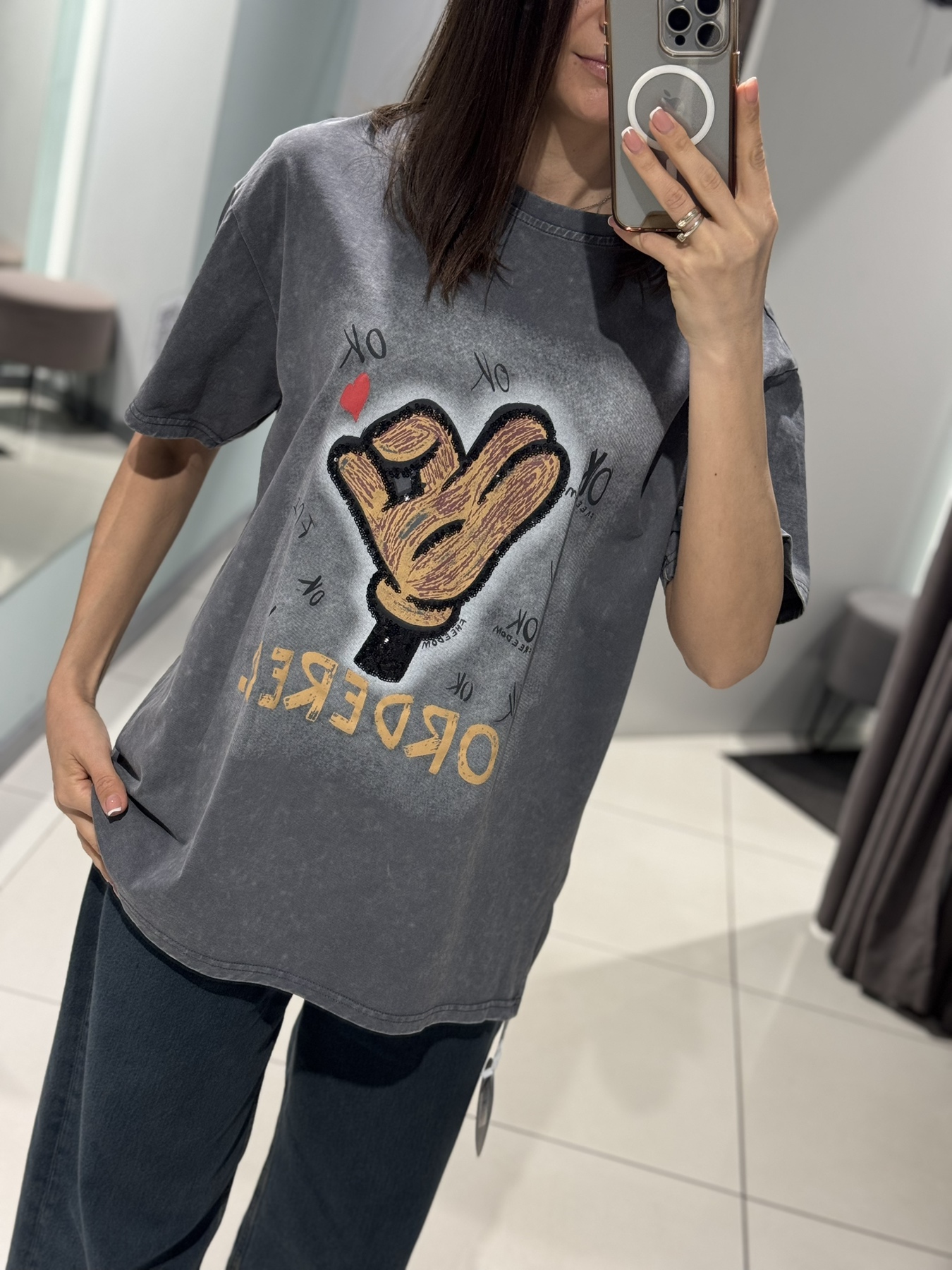 Футболка Comod (one size) 1079 grey (лето)