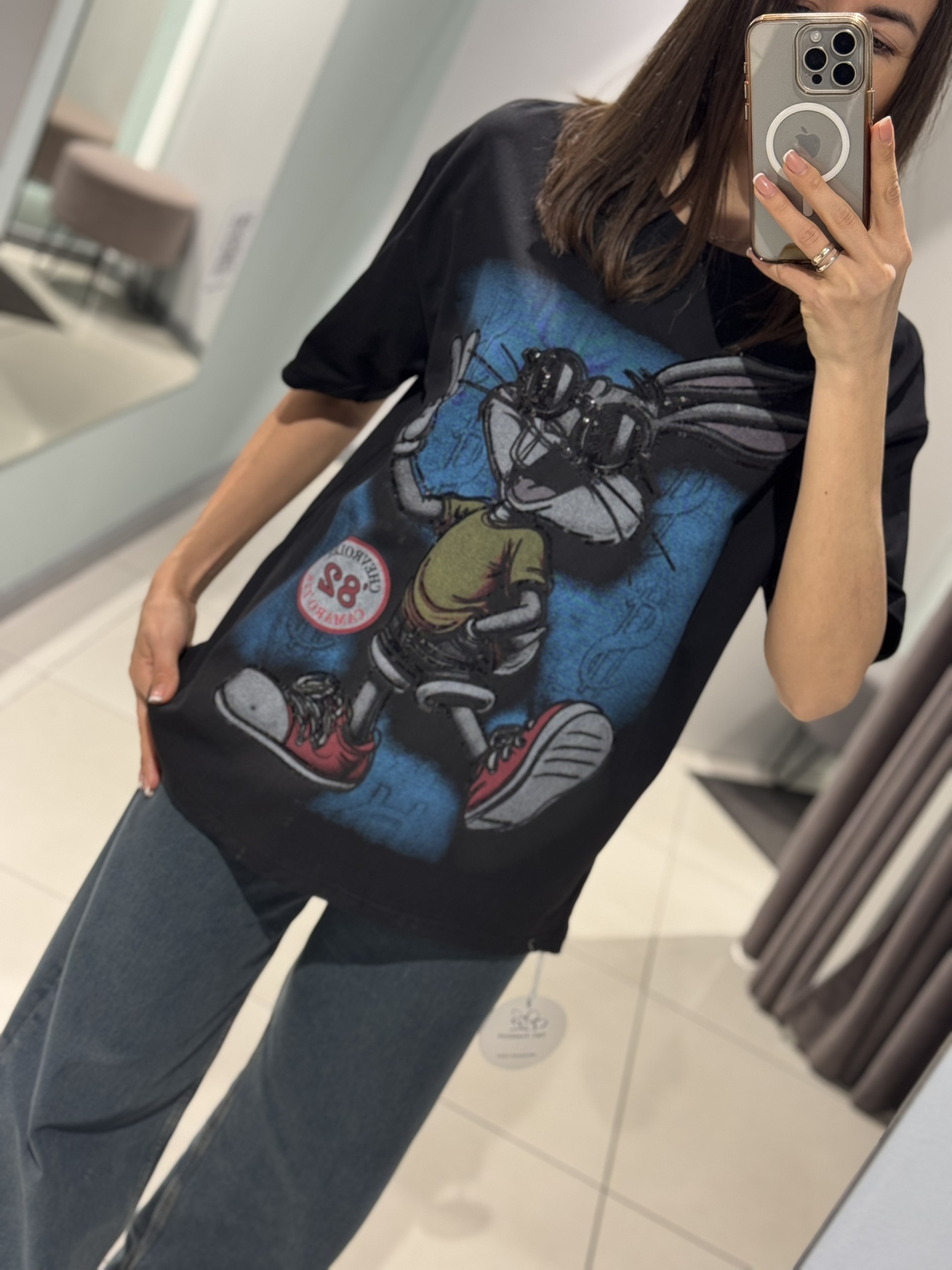 Футболка Comod (one size) 1082 black (лето)