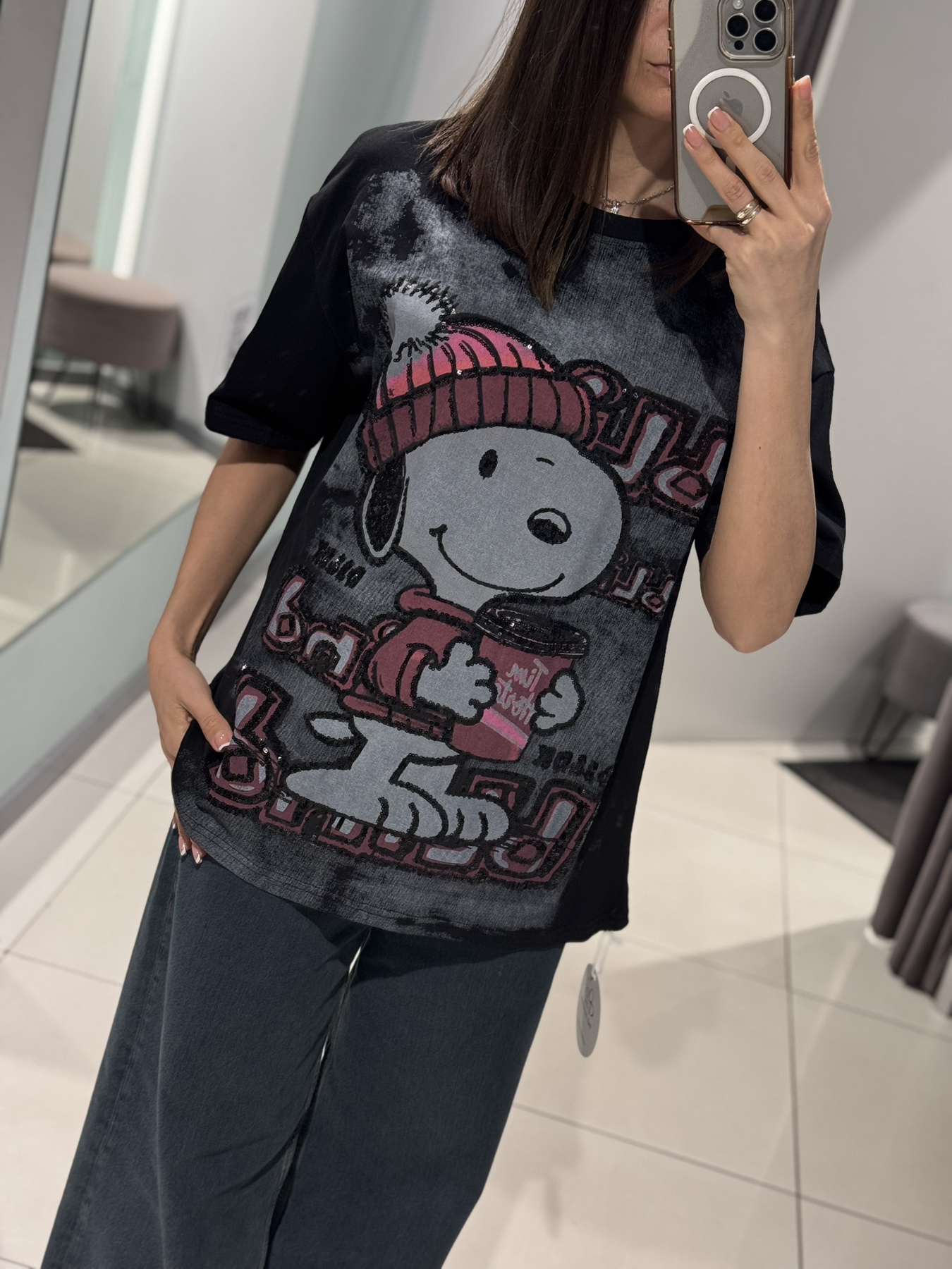 Футболка Comod (one size) 1086 black (лето)