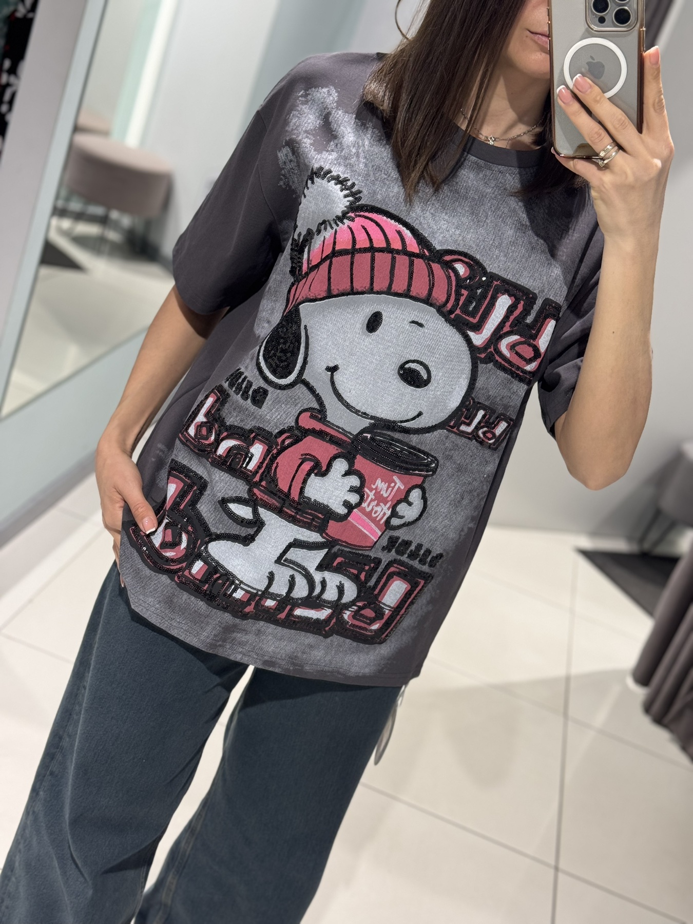 Футболка Comod (one size) 1086 d.grey (лето)