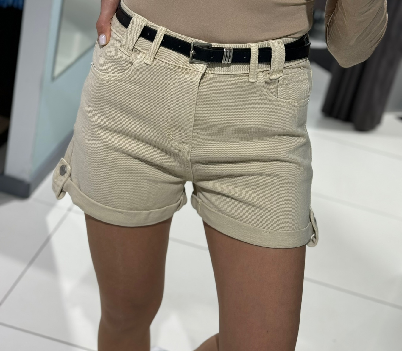Шорты Comod (S-XL) 3970 beige (лето)
