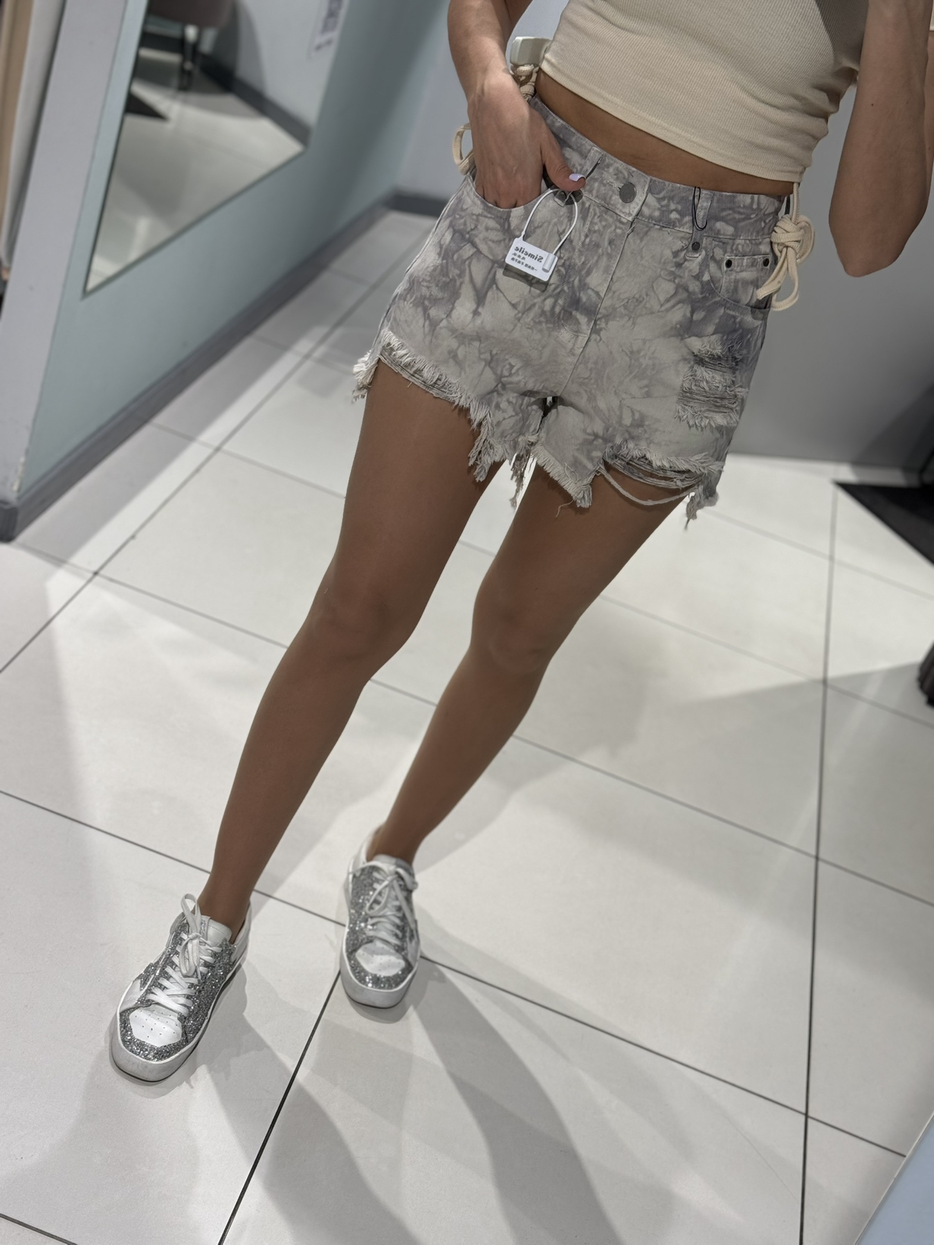 Шорты Comod (S-XL) 60052 grey (лето)