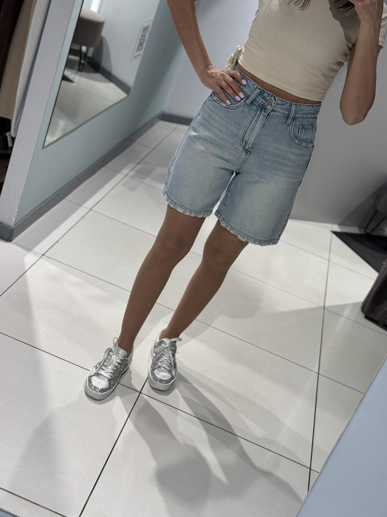 Шорты Comod (S-XL) 9281 l.blue (лето)