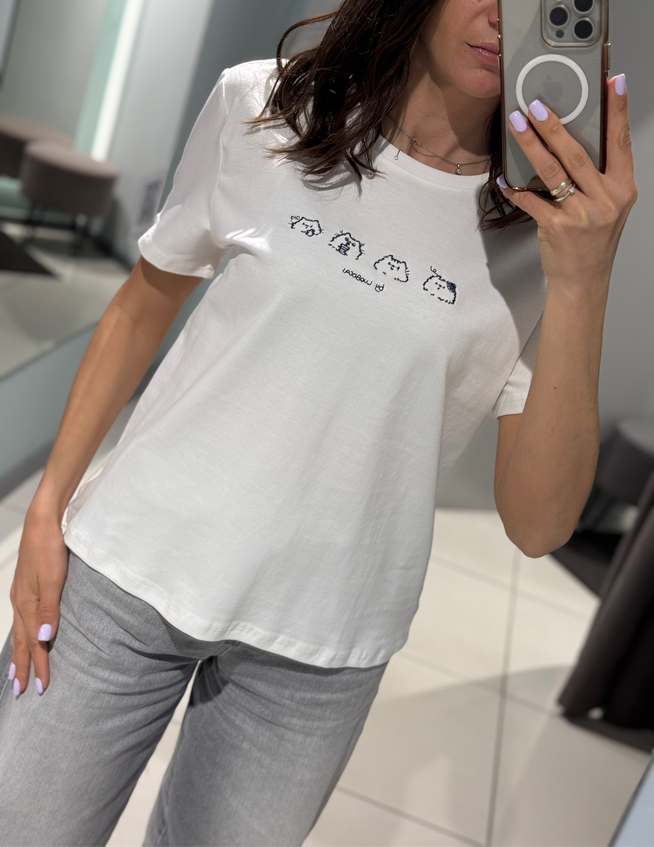 Футболка Comod (one size) 93609 white (лето)