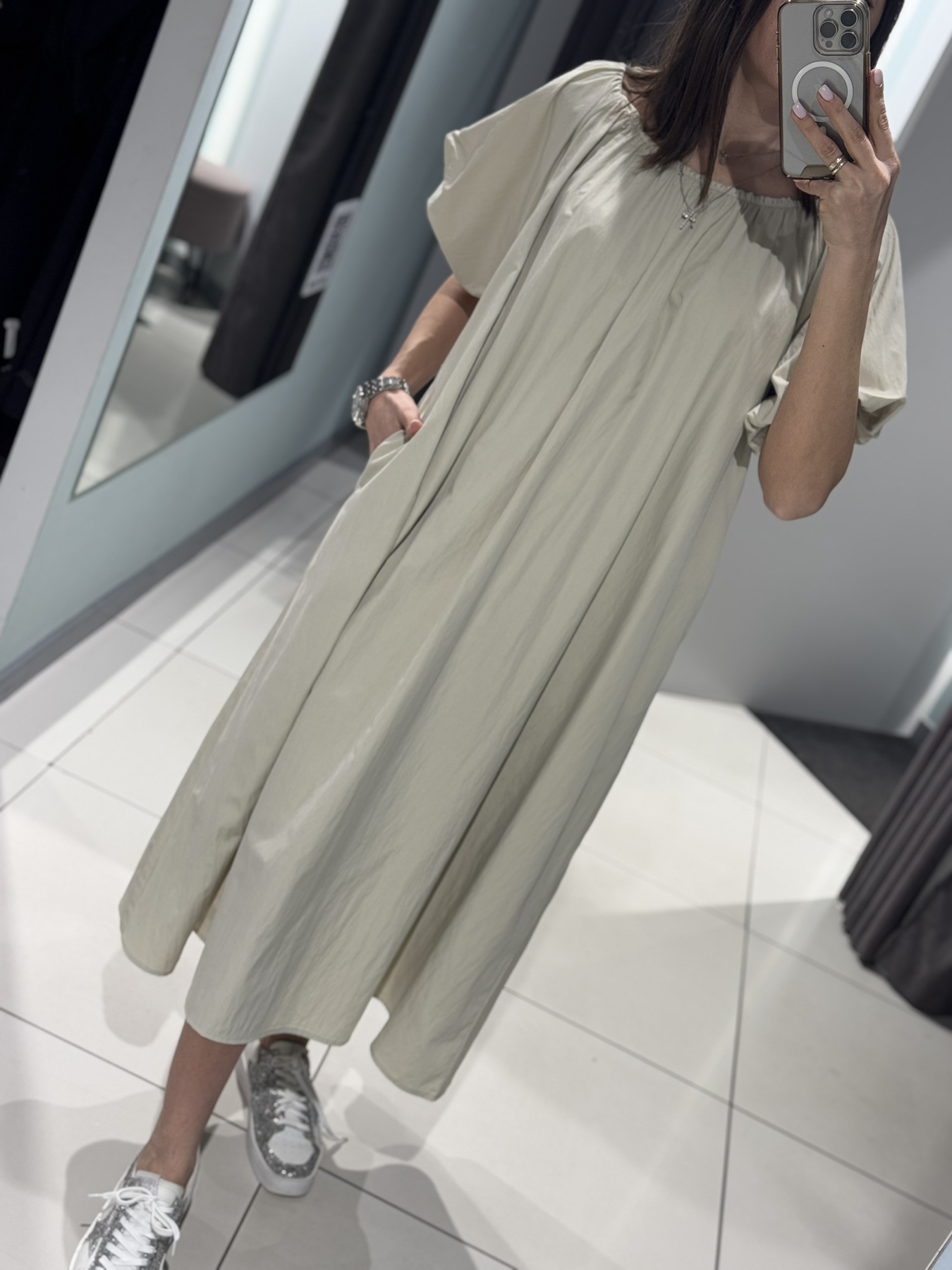 Платье Comod (M-L) 9719 beige (лето)