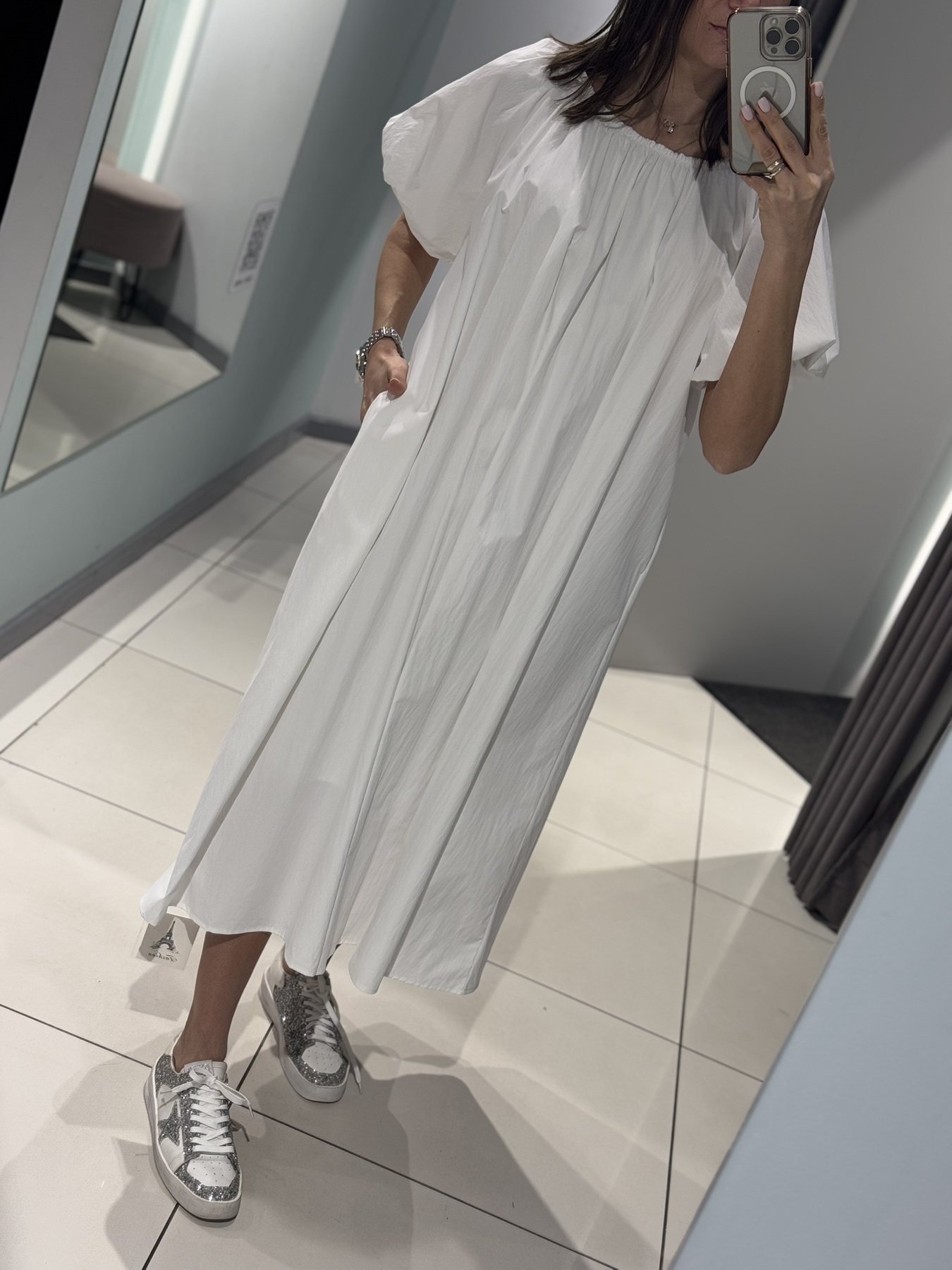 Платье Comod (M-L) 9719 white (лето)