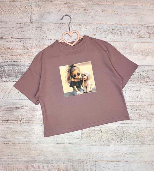 Футболка LiMa kids (134-158) LM36 brown (лето)