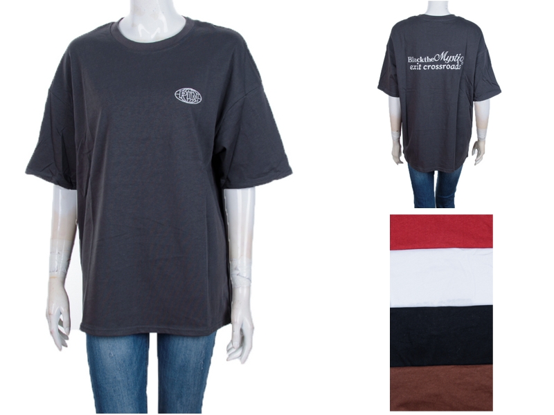 Футболка BIG clothes (one size) 4064-7201 mix (лето)