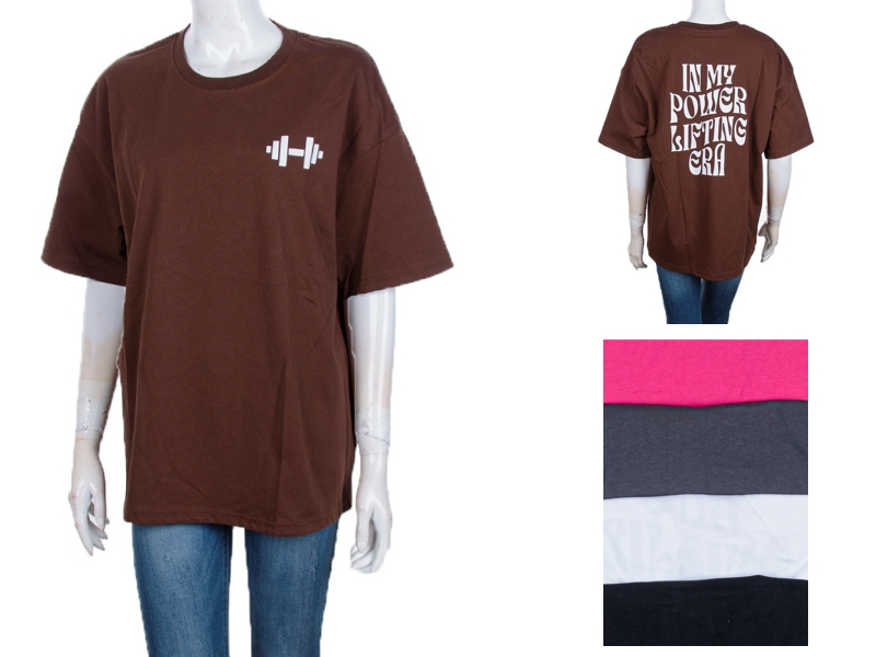 Футболка BIG clothes (one size) 4064-7203 mix (лето)