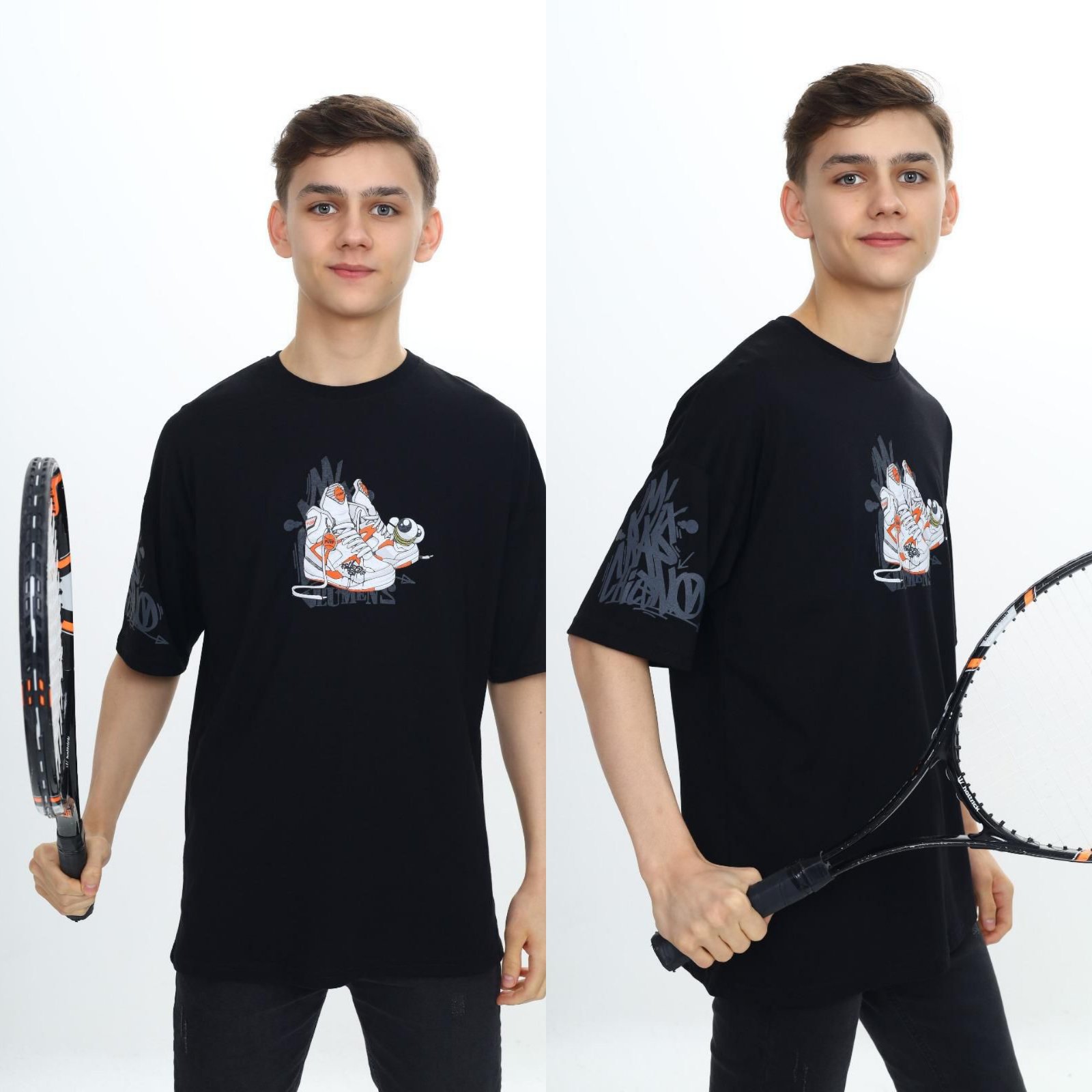 Футболка MMZ (10-14) M183 black (лето)