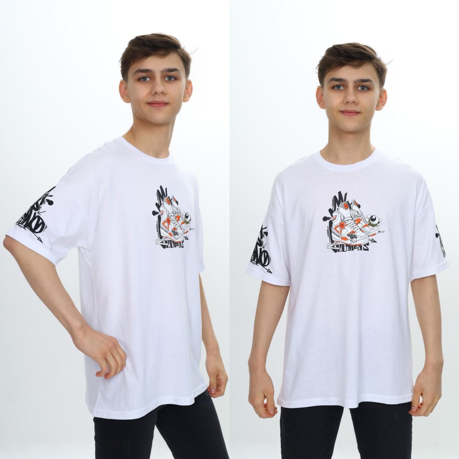 Футболка MMZ (10-14) M184 white (лето)