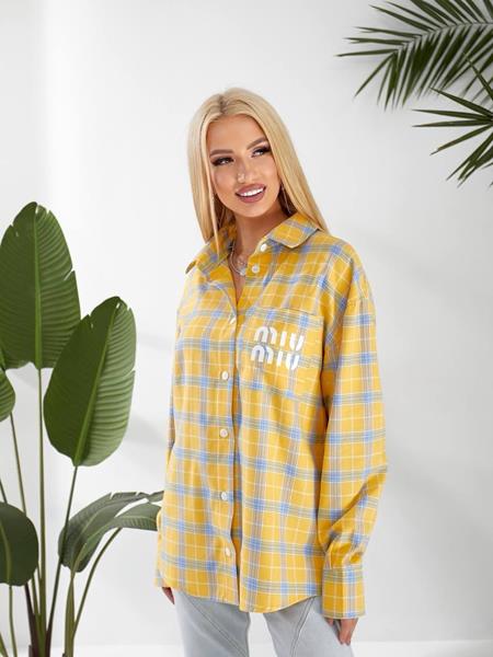 Рубашка Lelis (42-48) 1050 yellow (деми)