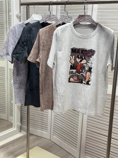 Футболка Lelis (44-46) 1014-3 grey (лето)