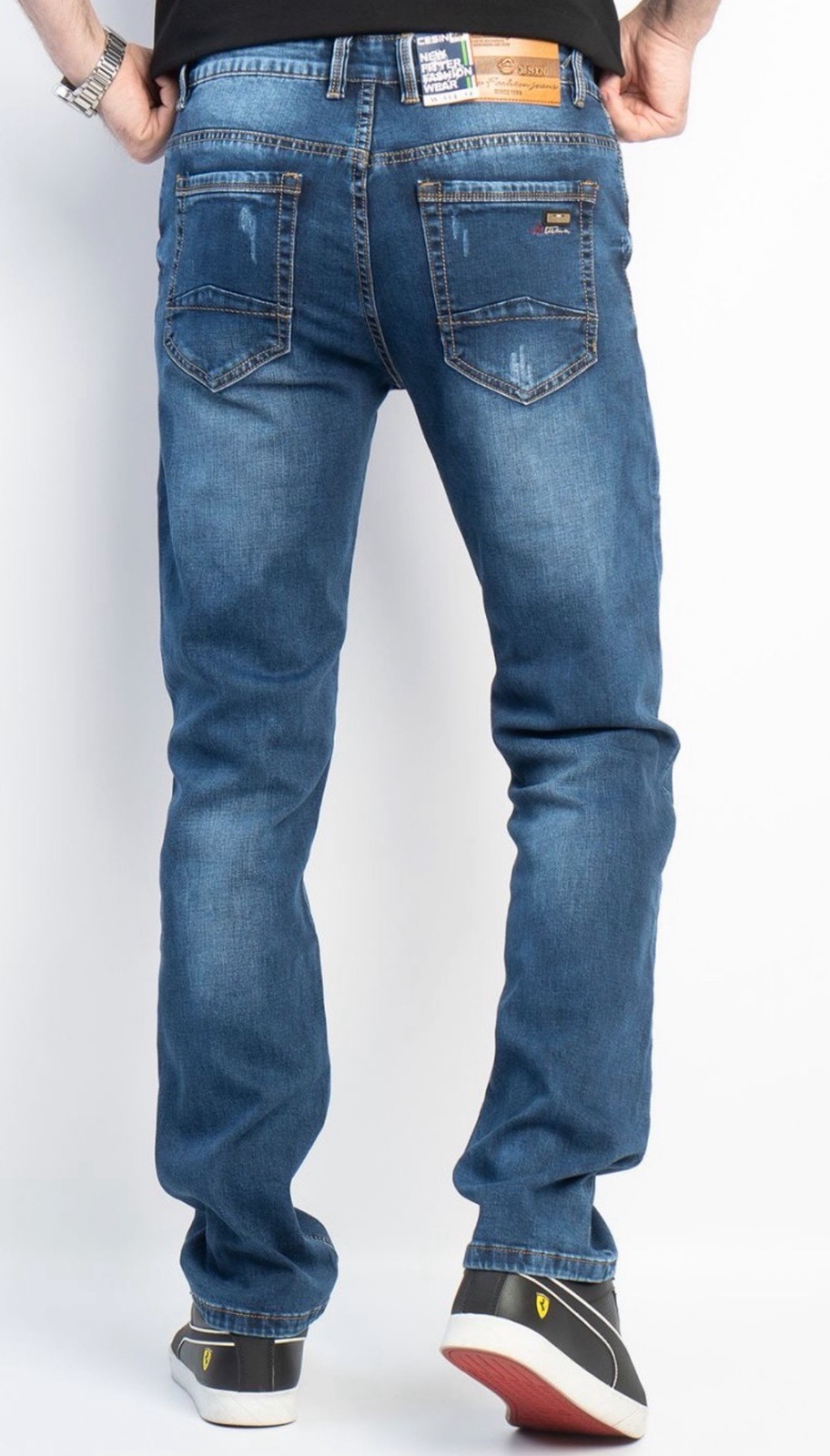 Джинсы God Baron (29-38) 427-2 blue (деми)
