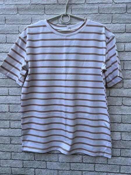 Футболка Valentina (42-56) 101 white-beige (лето)