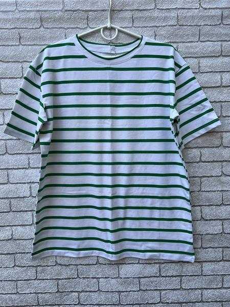 Футболка Valentina (42-56) 101 white-green (лето)