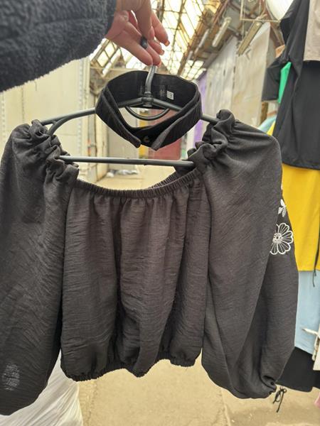 Топ Ariamo (140-158) A18 black (лето)