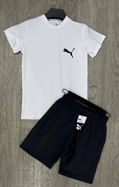 Костюм MMZ (9-13) 2024-2 white-black (лето)