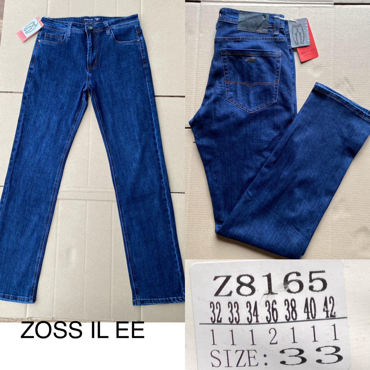 Джинсы God Baron (32-42) Z8165 blue (деми)