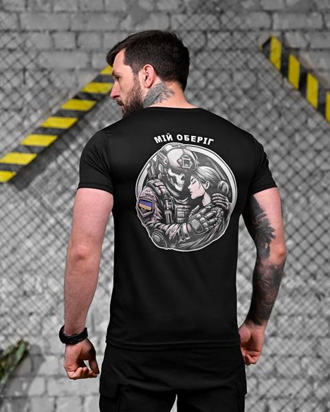 Футболка Madoka (M-3XL) 871 black (лето)