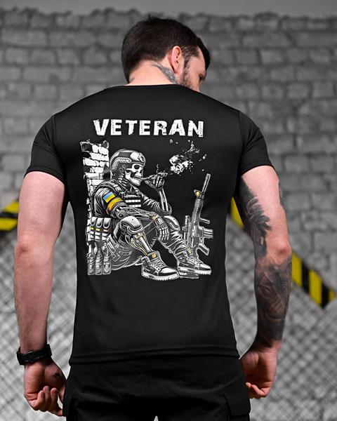 Футболка Madoka (M-3XL) 904 black (лето)