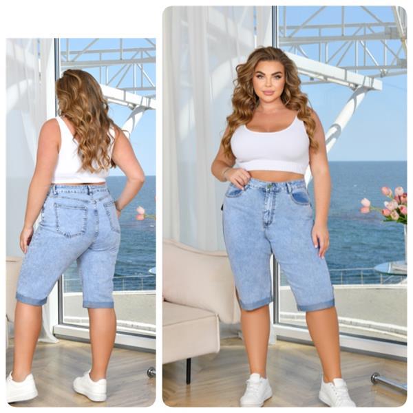 Бриджи Lady N (30-36) 087-1 l.blue (лето)