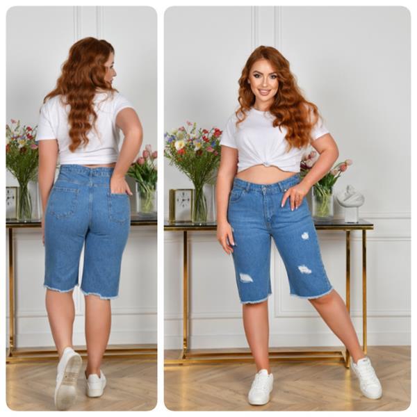 Бриджи Lady N (36-42) 1005-4 blue (лето)