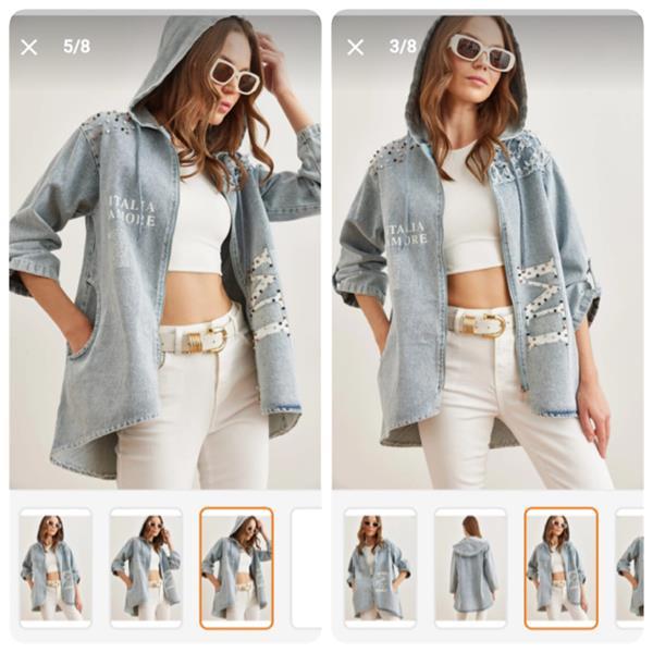 Рубашка Lady N (S-L) 4048 l.blue (лето)