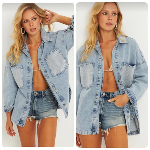 Рубашка Lady N (S-L) 475 l.blue (лето)