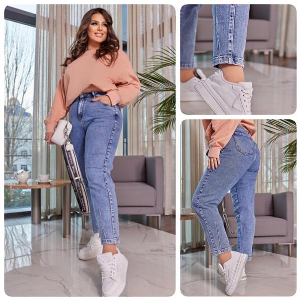 Джинсы Lady N (32-42) 707 l.blue (деми)