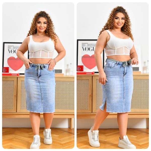 Юбка Lady N (31-38) 800 l.blue (лето)